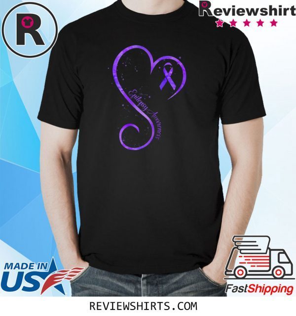 Heart Ribbon Epilepsy Awareness 2020 T-Shirts