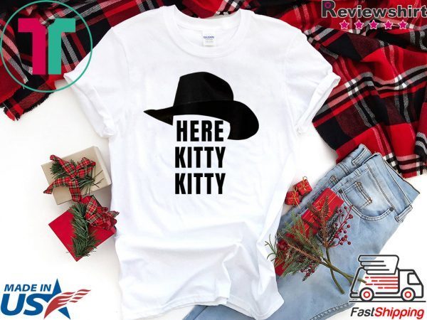 Joe Exotic Tiger King Here Kitty Kitty Funny Music Video T-Shirt