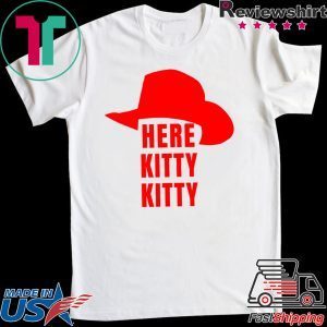 Joe Exotic Tiger King Here Kitty Kitty Funny Music Video Tee T-Shirts