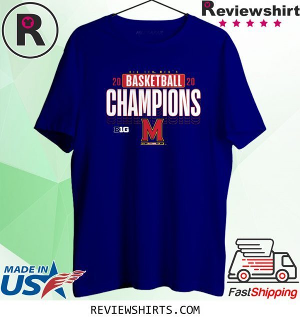 Maryland Terrapins Big Ten Basketball Champions Unisex T-Shirts