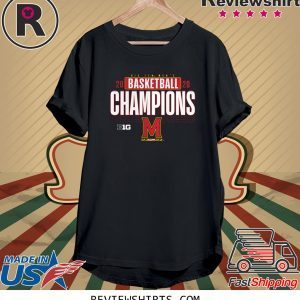 Maryland Terrapins Big Ten Basketball Champions Unisex T-Shirts