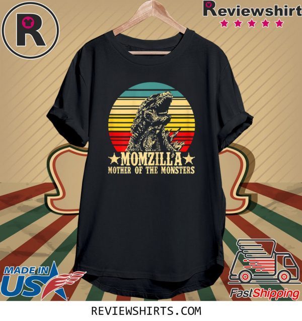 Retro Vintage Momzilla Mother Of The Monsters T-Shirt