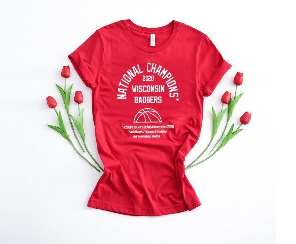 WISCONSIN BADGERS NATIONAL CHAMPIONS SHIRTS 2020 TEE SHIRTS