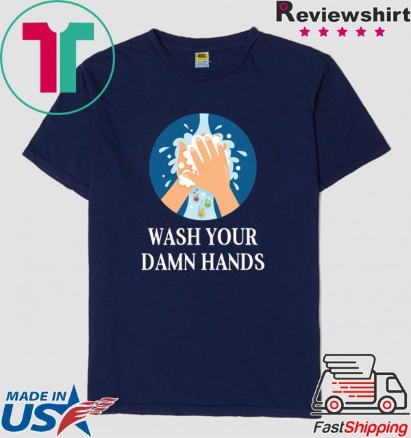 Nurse Tshirt Wash Your Hands Flu Germs Funny Teacher Gift T-Shirt