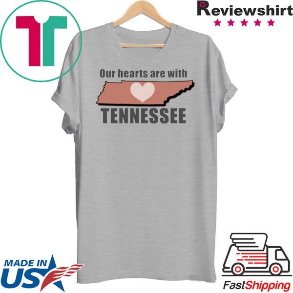 Our Hearts Are With Tennessee T-Shirt