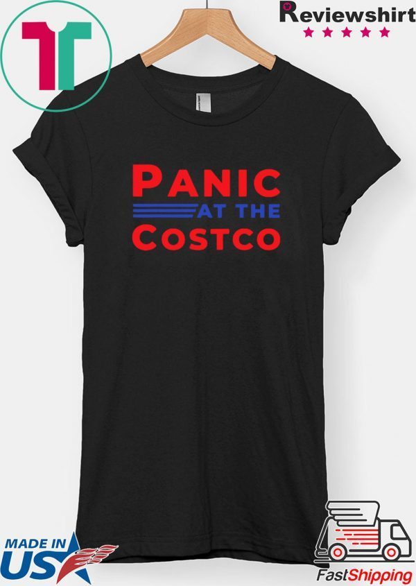 NEW PANIC AT THE COSTCO BLACK T-SHIRT