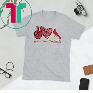 Peace love Cardinals 2020 T-Shirt