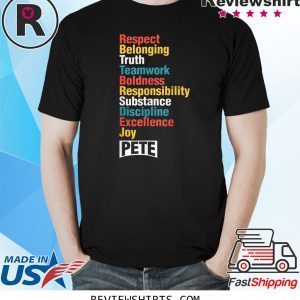 Pete 2020 President Slogan Pete for America Buttigieg 2020 TShirt