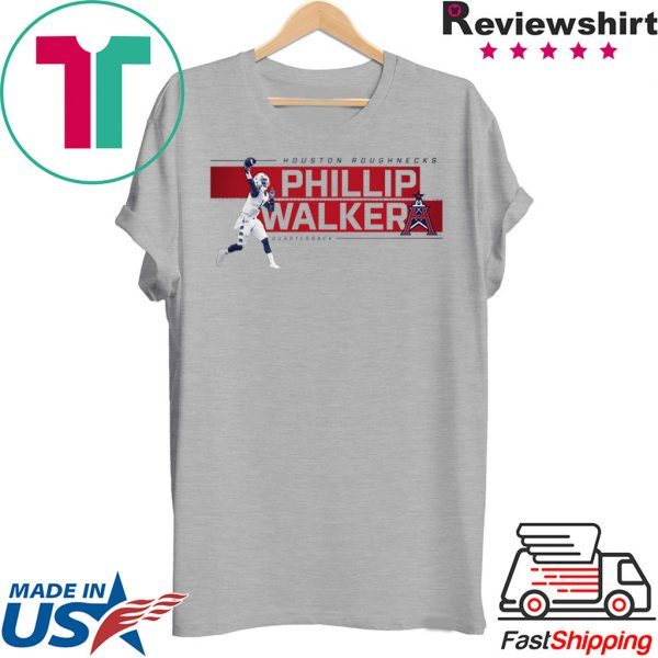 Phillip Walker Quarterback Shirt Houston Roughnecks XFL Football - P J WALKER Shirt