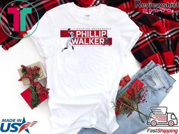 Phillip Walker Quarterback Shirt Houston Roughnecks XFL Football - P J WALKER Shirt