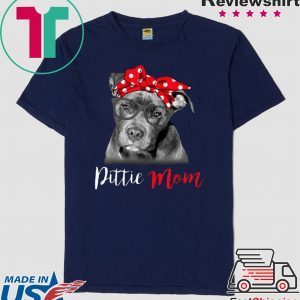 Pitbull Dog Lovers Pittie Mom T-Shirt