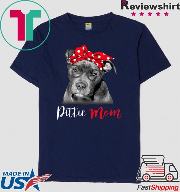 Pitbull Dog Lovers Pittie Mom T-Shirt