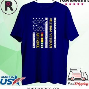 Proud US Air Force Vietnam Veteran American Flag 2020 Shirt