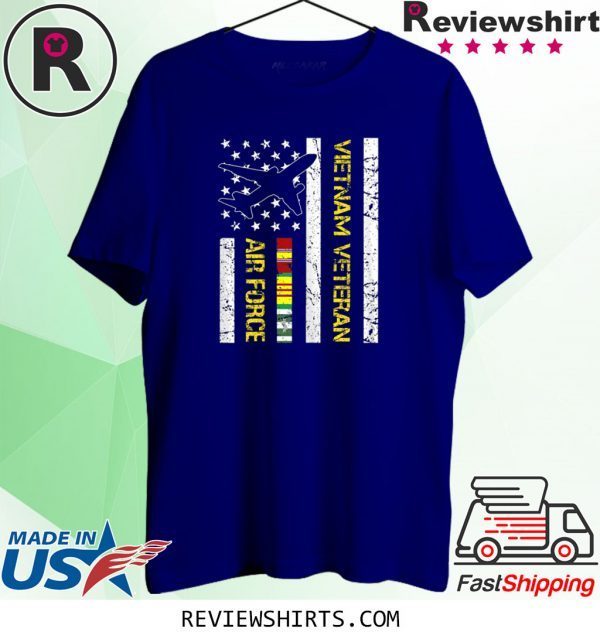 Proud US Air Force Vietnam Veteran American Flag 2020 Shirt