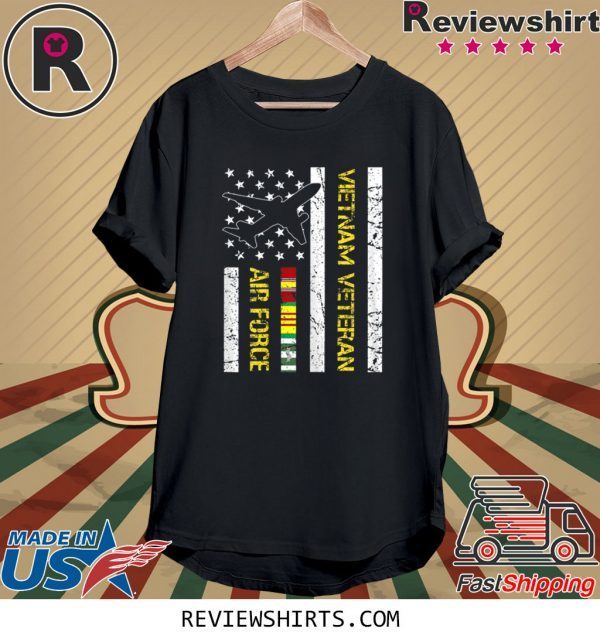 Proud US Air Force Vietnam Veteran American Flag 2020 Shirt