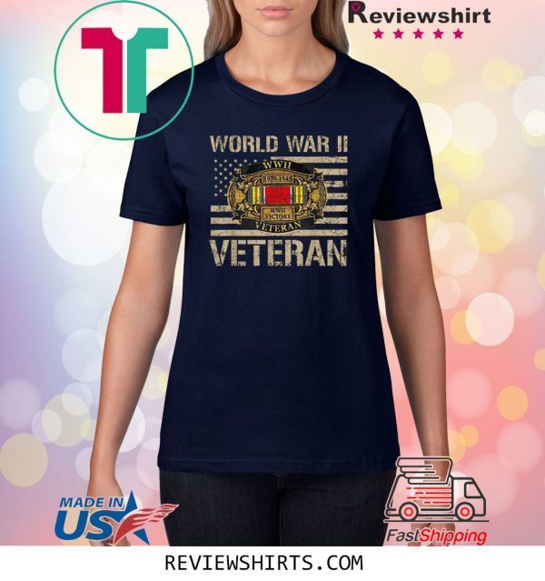 Proud World War 2 Veteran Family Gifts For Veteran Day Unisex TShirt