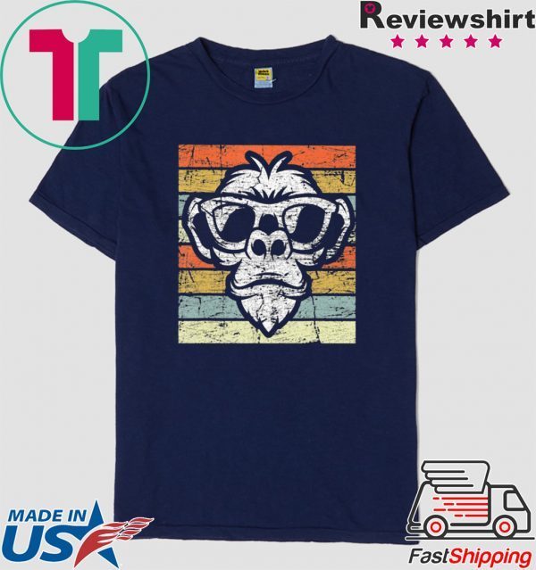 Retro Monkey – Vintage Style Monkeys T-Shirt