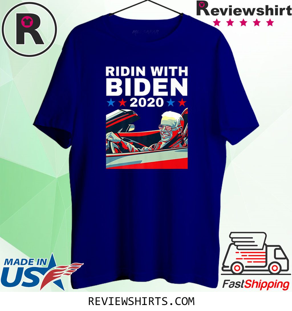 Vintage Ridin with BIDEN 2020 for President T-Shirts - TeeFilm