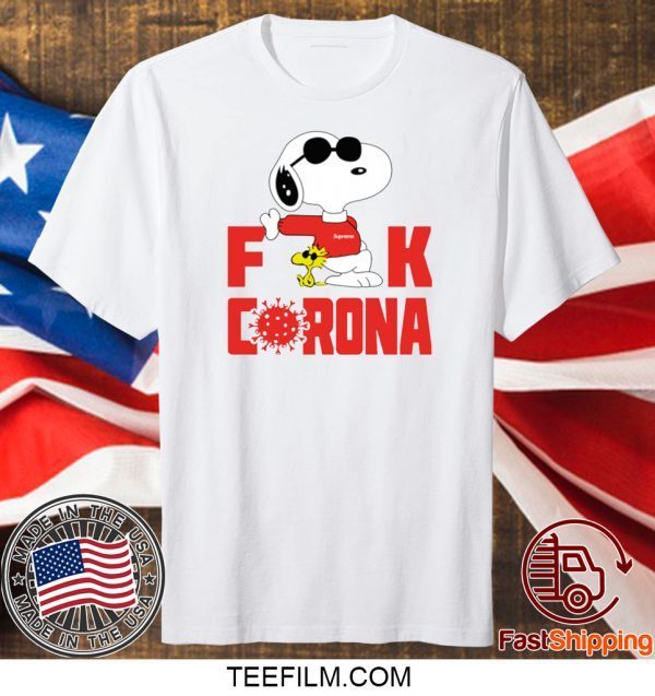 SNOOPY FUCK CORONA T-SHIRT