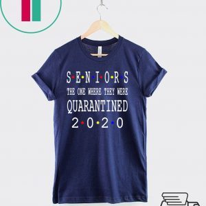 Senior 2020 Shit Getting Real T-Shirt Class Of 2020 Graduation Senior Funny Quarantine T-Shirt