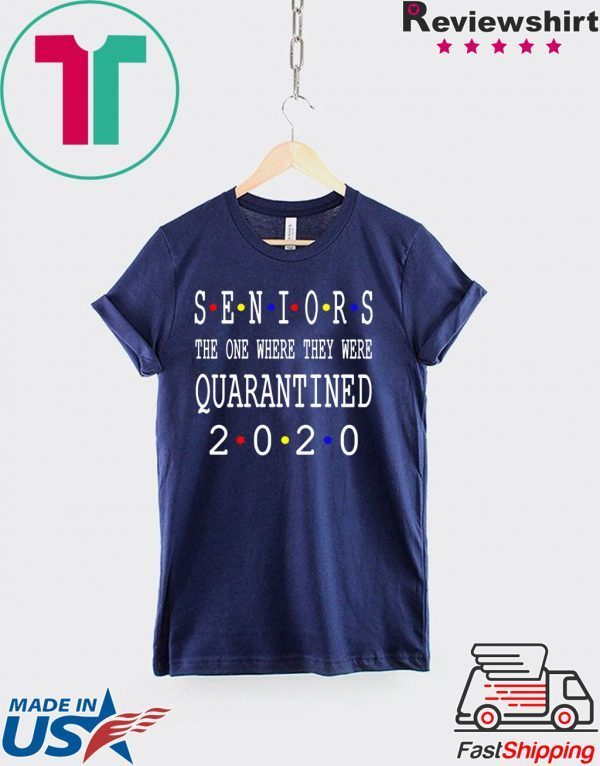 Senior 2020 Shit Getting Real T-Shirt Class Of 2020 Graduation Senior Funny Quarantine T-Shirt