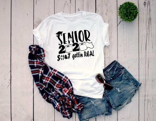 Senior 2020 shit gettin real Men's T-Shirt