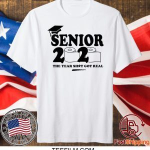 Senior Shirt Class of 2020 T Shirt Funny Social Distancing Stay at Home Quarantined T-Shirt