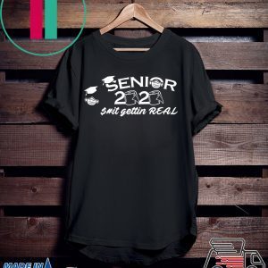 Seniors 2020 Getting Real Funny Toilet Paper Graduation Day Class of 2020 Shirt