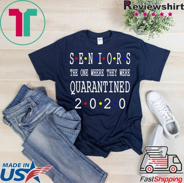 Seniors 2020 Shit Gettin Real Funny Toilet Paper Apocalypse T-Shirts