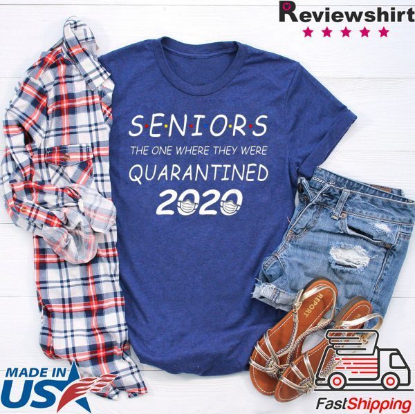 Seniors The One Where They Were Quarantined 2020 Mens T-Shirt