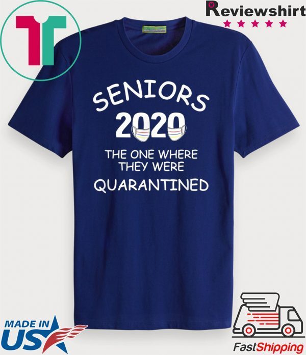 Social Distancing Isolation Seniors 2020 Quarantined T-Shirt