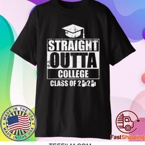 Straight Outta College Class Of 2020 Toilet Paper Funny Graduation Shirts