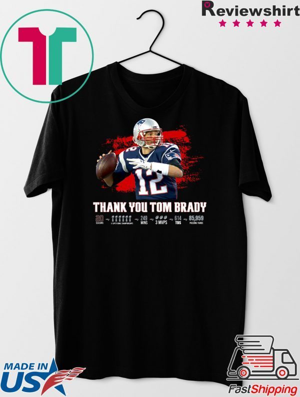 Thank You Tom Brady Gift T-Shirt