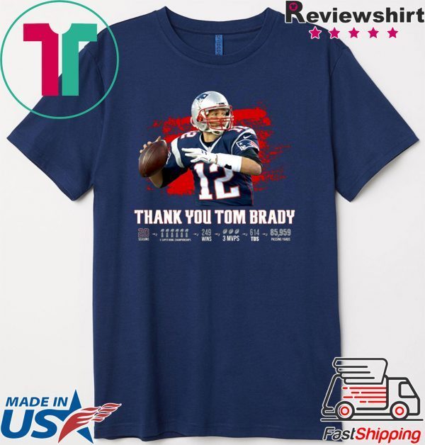 Thank You Tom Brady Gift T-Shirt