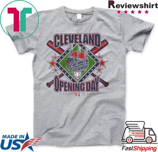 Vintage 1994 Inaugural Season Crew Shirt - Cleveland '94 Opening Day Shirt