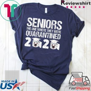 Vintage Seniors The One Where They Were Quarantined 2020 T-Shirt