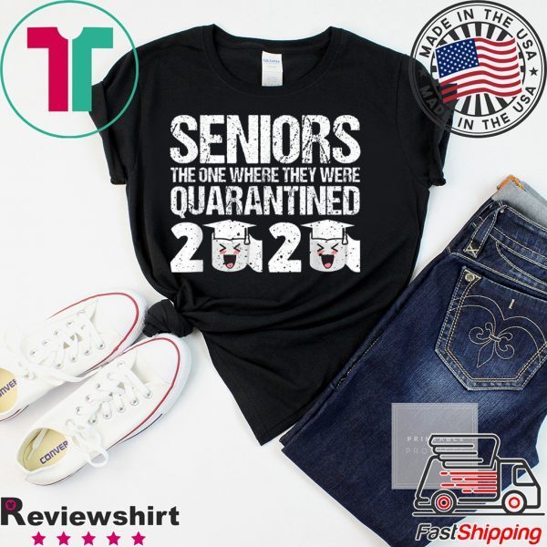 Vintage Seniors The One Where They Were Quarantined 2020 T-Shirt