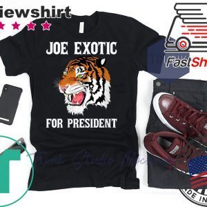 Womens Joe Exotic For President Governor Trump 2020 T-Shirt