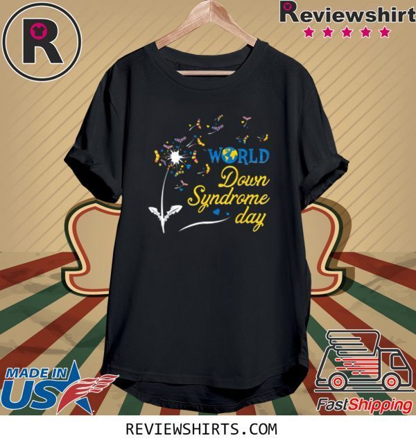 World Down Syndrome Day Dandelion Flower Unisex T-Shirts