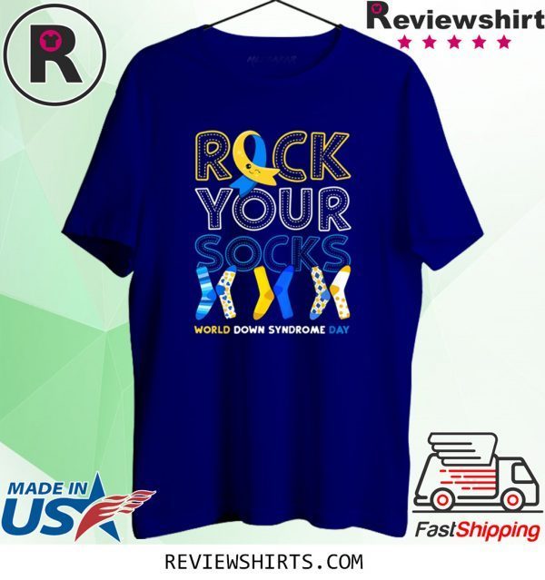 World Down Syndrome Day Rock Your Socks Awareness 2020 T-Shirt