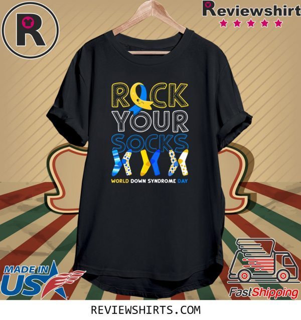 World Down Syndrome Day Rock Your Socks Awareness 2020 T-Shirt