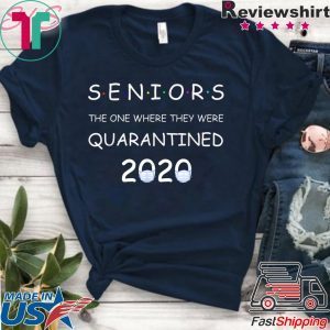 funny Class Of 2020 Graduation Senior Quarantine T-Shirt