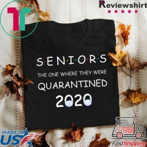 funny Class Of 2020 Graduation Senior Quarantine T-Shirt