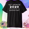 1st Grade 2020 The One Where They Were Quarantined Funny Graduation Class of 2020 T-Shirt