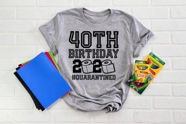 40 Birthday Shirt, Quarantine Shirts The One Where I Was Quarantined 2020 Shirt – 40th Birthday 2020 #Quarantined T-Shirt