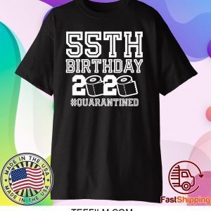 55th Birthday Shirt, Quarantine Shirt, The One Where I Was Quarantined 2020 Tee Shirt