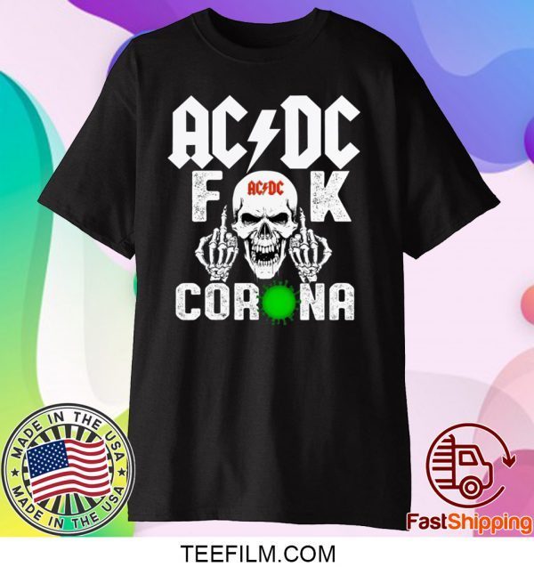 AC DC Skull Fuck Corona T-shirt