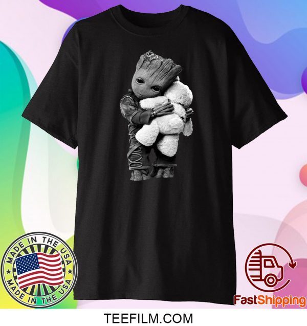 Baby Groot Hugs Teddy Bear T-Shirt