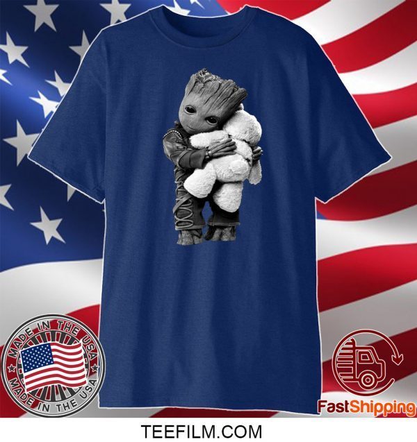 Baby Groot Hugs Teddy Bear T-Shirt