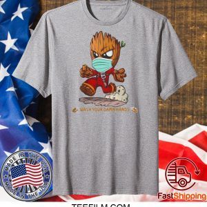 Baby Groot Wash Your Damn Hands T-Shirt